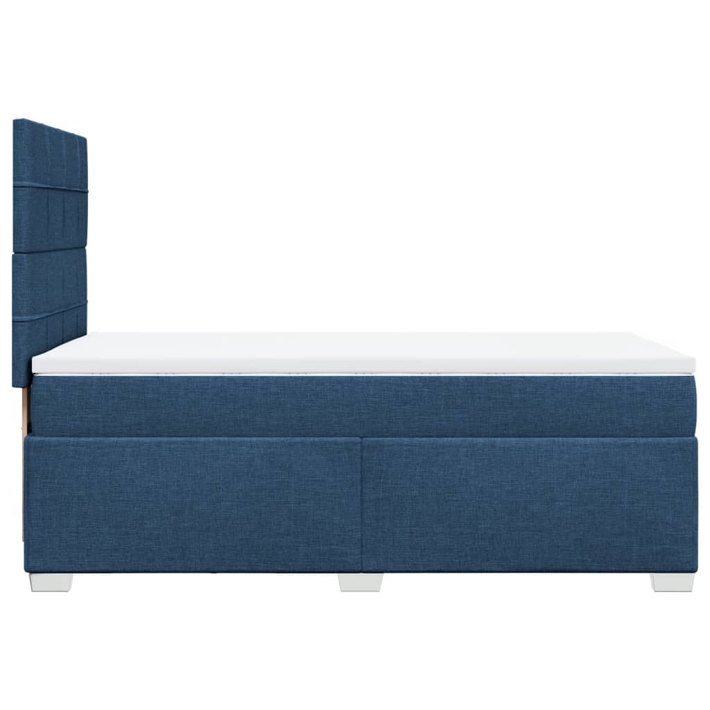 Sommier à lattes de lit et matelas collection Gris foncé 90x190 cm Tissu lit vidaXL