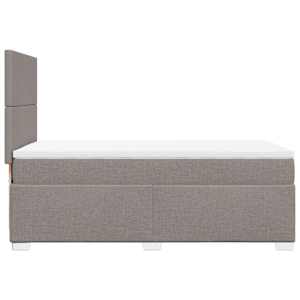 Box spring postel s matrací taupe 90x190 cm textil - obrázek 11