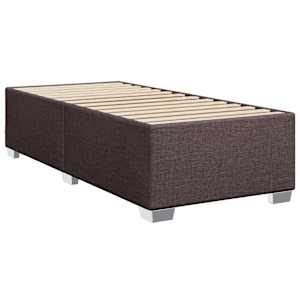 Box spring postel s matrací tmavě hnědá 90x190 cm textil - obrázek 8