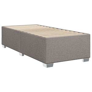 Box spring postel s matrací taupe 100 x 200 cm textil - obrázek 8