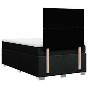 Box spring postel s matrací černá 120x190 cm textil - obrázek 12