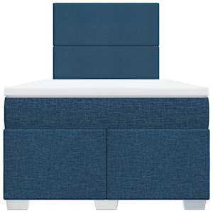 Box spring postel s matrací černá 120x190 cm textil - obrázek 6
