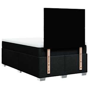 Box spring postel s matrací černá 120x190 cm textil - obrázek 12