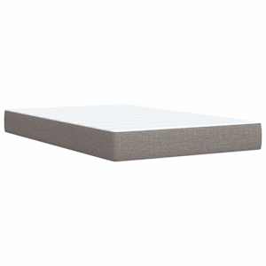 Box spring postel s matrací taupe 120x190 cm textil - obrázek 9