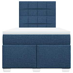 Box spring postel s matrací černá 120x190 cm textil - obrázek 6