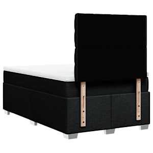 Box spring postel s matrací černá 120x190 cm textil - obrázek 12