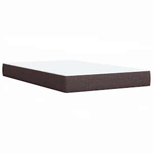 Box spring postel s matrací tmavě hnědá 120x190 cm textil - obrázek 9