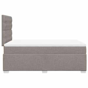 Box spring postel s matrací taupe 120x190 cm textil - obrázek 11