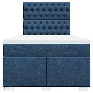 Box spring postel s matrací černá 120x190 cm textil - obrázek 6