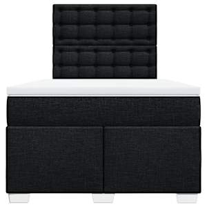Box spring postel s matrací černá 120x190 cm textil - obrázek 6