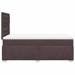Box spring postel s matrací tmavě hnědá 120x190 cm textil - obrázek 11