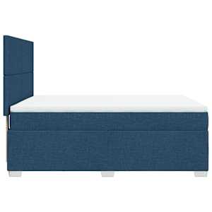 Box spring postel s matrací modrá 160x200 cm textil - obrázek 11