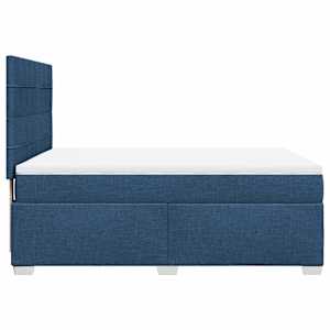 Box spring postel s matrací modrá 160x200 cm textil - obrázek 11