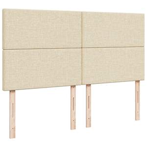 Box spring postel s matrací krémová 180x200 cm textil - obrázek 7