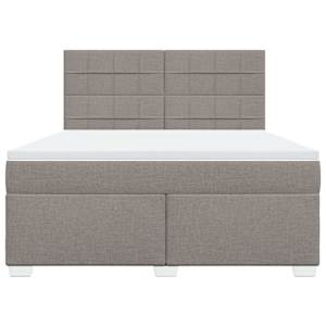 Box spring postel s matrací taupe 180x200 cm textil - obrázek 6