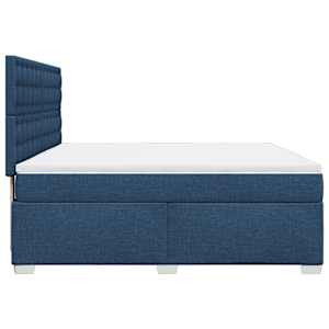 Box spring postel s matrací modrá 180x200 cm textil - obrázek 11