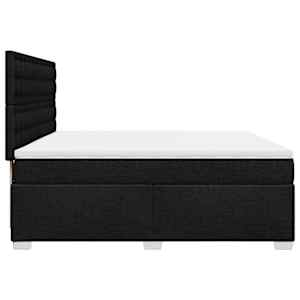Box spring postel s matrací černá 200x200 cm textil - obrázek 11