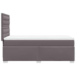 Box spring postel s matrací šedá 90x200 cm umělá kůže - obrázek 11