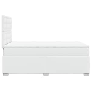 Box spring postel s matrací bílá 120x190 cm umělá kůže - obrázek 11