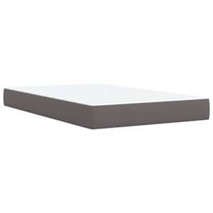 Box spring postel s matrací šedá 120x190 cm umělá kůže - obrázek 9