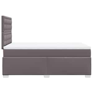 Box spring postel s matrací šedá 120x190 cm umělá kůže - obrázek 11