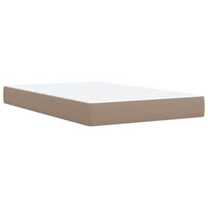 Box spring postel s matrací cappuccino 120x190 cm umělá kůže - obrázek 9