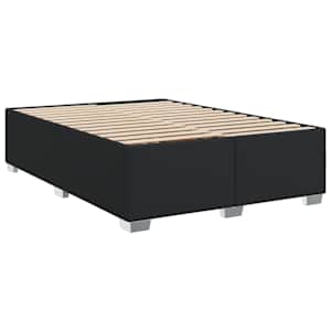 Box spring postel s matrací černá 140 x 190 cm umělá kůže - obrázek 8