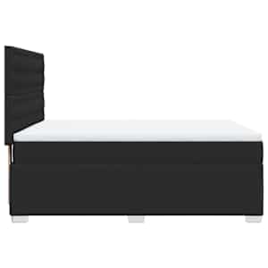 Box spring postel s matrací černá 140 x 190 cm umělá kůže - obrázek 11