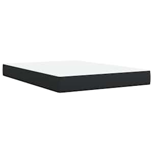 Box spring postel s matrací černá 160x200 cm umělá kůže - obrázek 9