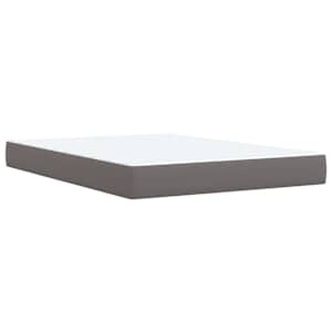 Box spring postel s matrací šedá 160x200 cm umělá kůže - obrázek 9