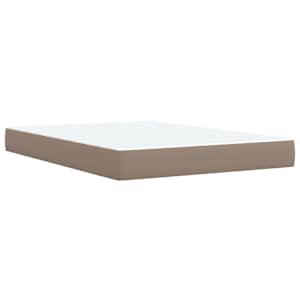 Box spring postel s matrací cappuccino 160x200 cm umělá kůže - obrázek 9