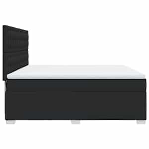 Box spring postel s matrací černá 180x200 cm umělá kůže - obrázek 11
