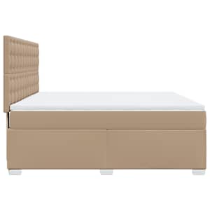 Box spring postel s matrací cappuccino 180 x 200 cm umělá kůže - obrázek 11