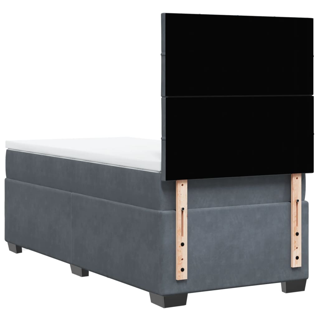 Sommier à lattes de achats lit avec matelas Rose 90x200 cm Velours lit vidaXL