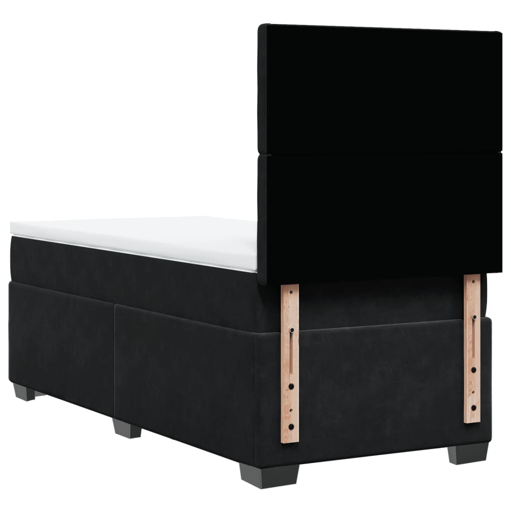 Sommier à lattes vente en gros de lit avec matelas Rose 90x200 cm Velours lit vidaXL
