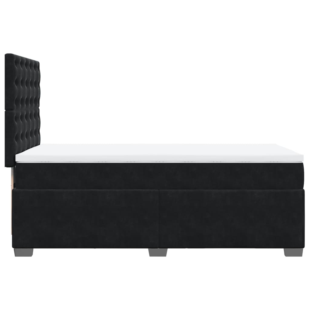 Sommier à lattes boutiques de lit avec matelas Rose 90x200 cm Velours lit vidaXL