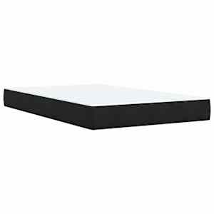 Box spring postel s matrací černá 120 x 190 cm samet - obrázek 9