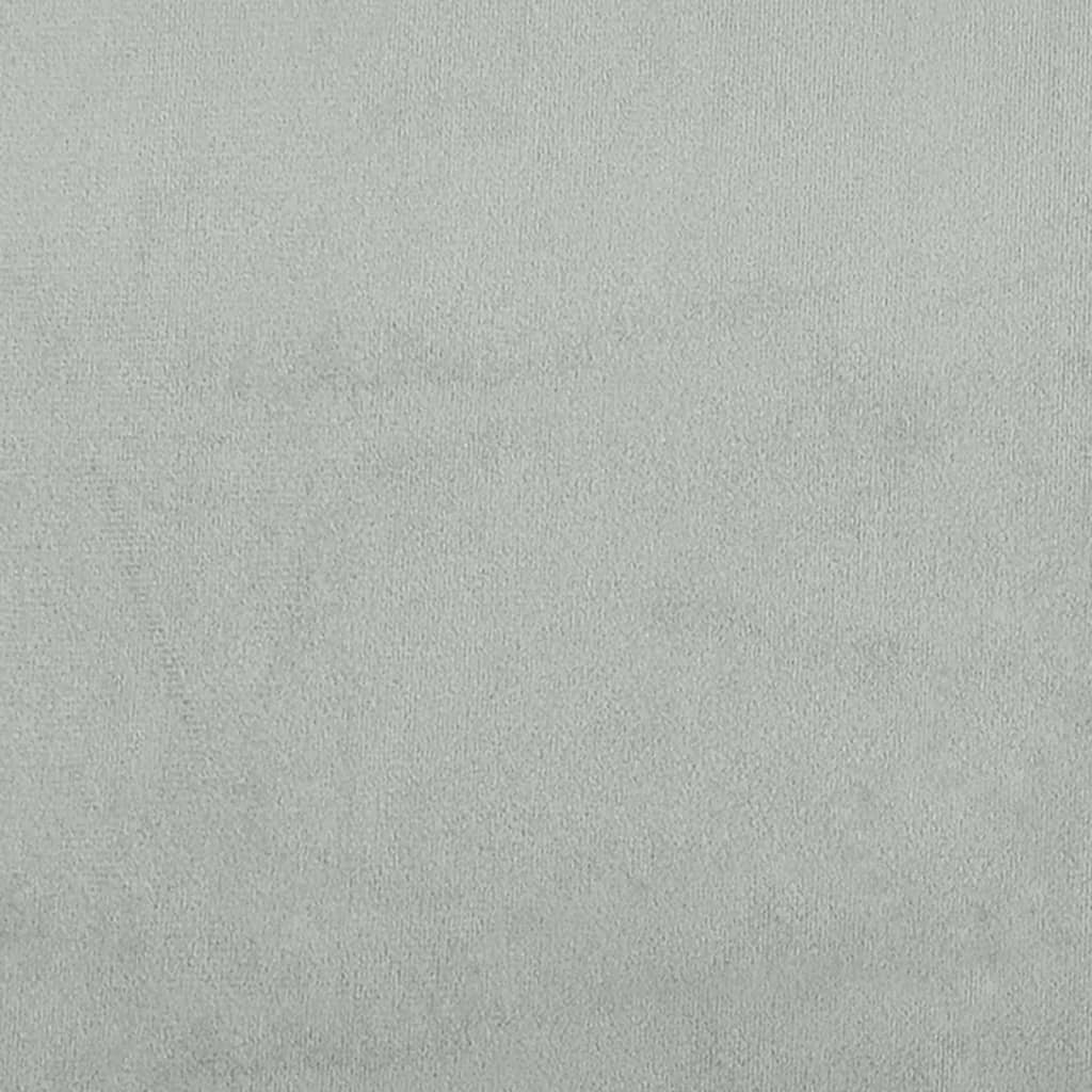 Box spring postel s matrací světle šedá 140x200 cm samet - obrázek 17