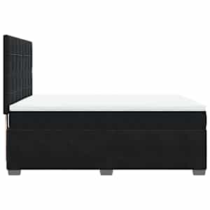 Box spring postel s matrací černá 160x200 cm samet - obrázek 11