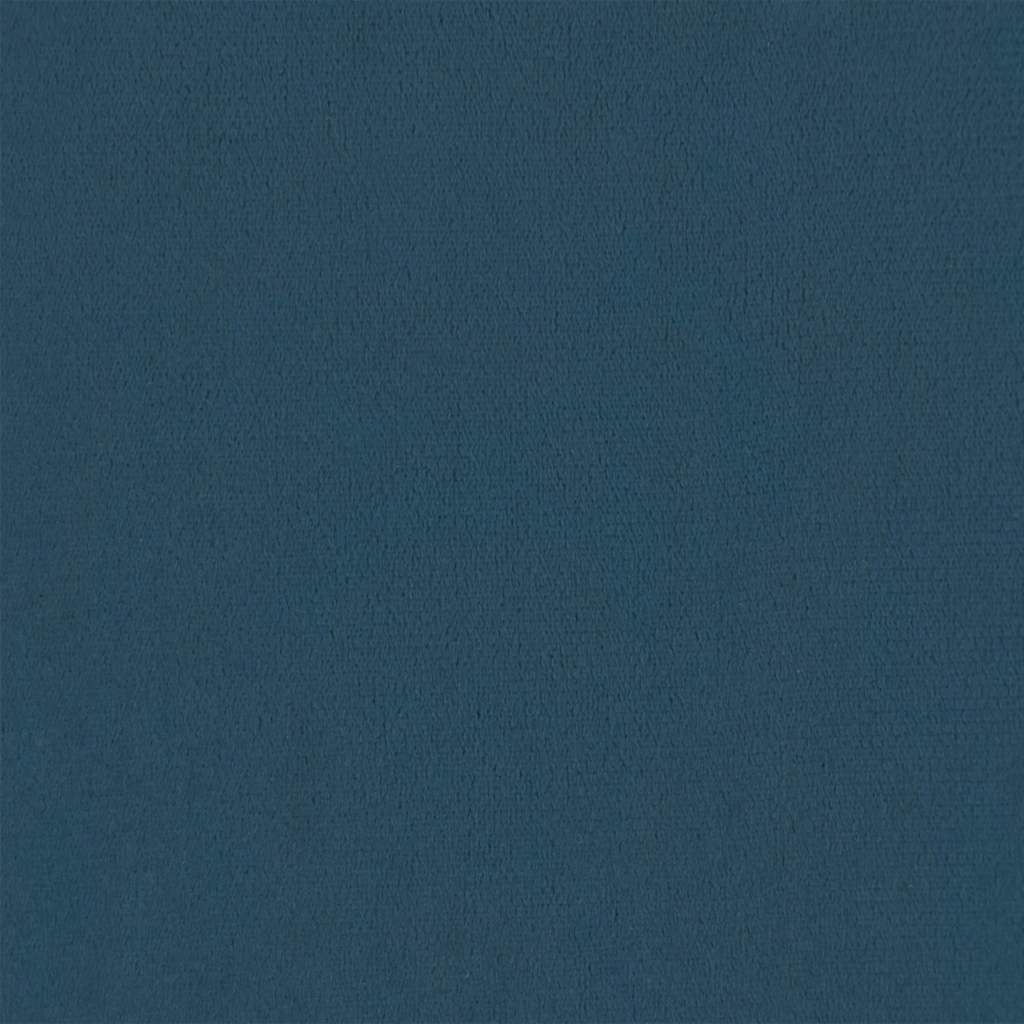Box spring postel s matrací modrá 160 x 200 cm samet - obrázek 17