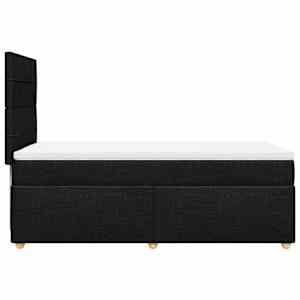 Box spring postel s matrací černá 80 x 200 cm textil - obrázek 7