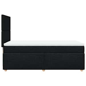 Box spring postel s matrací černá 90x190 cm textil - obrázek 7