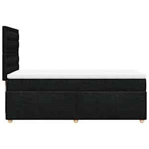 Box spring postel s matrací černá 90x190 cm textil - obrázek 7