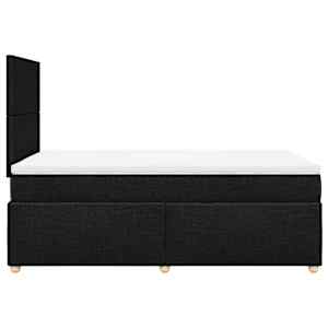 Box spring postel s matrací černá 120x190 cm textil - obrázek 7