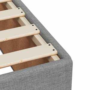 Box spring postel s matrací světle šedá 120x190 cm textil - obrázek 13