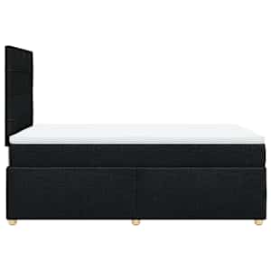 Box spring postel s matrací černá 120x190 cm textil - obrázek 7