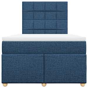Box spring postel s matrací černá 120x190 cm textil - obrázek 6
