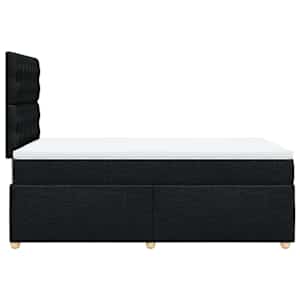 Box spring postel s matrací černá 120x190 cm textil - obrázek 7