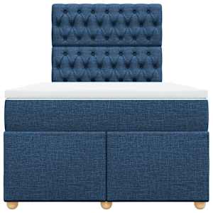 Box spring postel s matrací černá 120x190 cm textil - obrázek 6