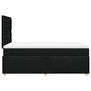 Box spring postel s matrací černá 120x190 cm textil - obrázek 7